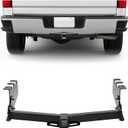 ECOTRIC Class 3 Trailer Hitch Compatible with 2014-2019 Chevy Chevrolet Silverado 1500 GMC Sierra 1500 W/ 2 Inch Receiver Steel Black Replace for 13301 Concealed Main Body