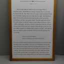 LITIVY The Christmas Story Farmhouse Scripture Wall Decor Christmas Framed Wall Art 17" x 13" Bible Verse Xmas Sign Home Decor For Mantel,Dining room, Office(Brown, 13 x 17 In)