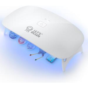 LET'S RESIN Upgraded UV Light for Resin, Large Size Portable UV Resin Light, Fast Curing&Portable UV Lamp, Jewelry Making Supplies for Resina UV, DIY Craft, Decor
