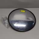 12-Inch Traffic Mirror  160 Adjustable Wide-Angle Convex Safety Mirror for Driveways, Garages, Warehouses & Parking Lots, Indoor/Outdoor Blind Spot Coverage