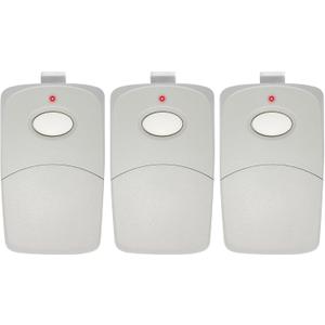 Upgraded for Linear 3089 Multicode Gate Opener Remote, 308911 Multicode Remote Control, with 300MHZ 10 Dip Switch Garage Door Remote, More Stable & Secure, Small Enough Easy to Carry & Program, 3 Pack