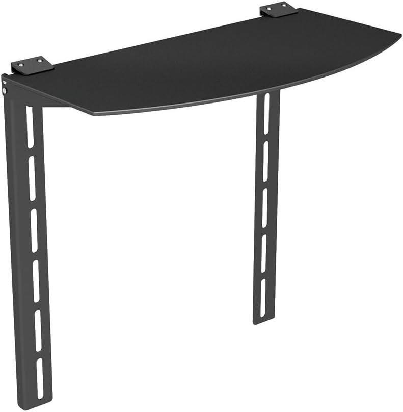 Monoprice TV Mounted Glass Shelf, Allows Above or Below TV Mounting of Blu-Ray Player, Cable Box, Game Console, Streaming Device, Soundbar, or Center Speaker (Max 22 lbs, VESA 400x300) Black Monoprice TV Mounted Glass Shelf, Allows Above or Below TV Mounting of Blu-Ray Player, Cable Box, Game Console, Streaming Device, Soundbar, or Center Speaker (Max 22 lbs, VESA 400x300) Black