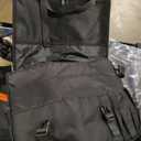 MENZOKE Car Front Seat Organizer, Patrol Bag Law Enforcement, Hanging Passenger Seat Car Organizer with 17 Inch Laptop Storage, Adjustable Strap Backseat Organizers for Truck Office, Police, Black