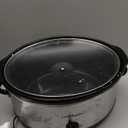 Crock-Pot 7 Quart Oval Manual Slow Cooker, Stainless Steel (SCV700-S-BR), Versatile Cookware for Large Families or Entertaining