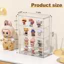 BOHOIDEE 4 Tiers Clear Display Case for Figures, Acrylic Storage Organizers Box with Magnetic Door, Wall-Mounted Dustproof Showcase for Collectibles Action Figure(2PACK, Wall-Mounted Extra Large)