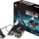 MSI Herald-BE WI-FI 7 MAX (Wi-Fi 7, 802.11BE, Bluetooth 5.4, PCIe, Multi-Link Operation Technology, External Antenna)