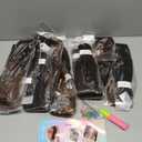 Braiding Hair Pre Stretched 24 Inch 8 Packs Ombre Braiding Hair Professional Soft Yaki Texture, Hot Water Setting Hair Extensions for Braids (24in,1B/30)