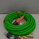 YAMATIC Super Flexible Pressure Washer Hose 40FT for Power Washer Replacement, Kink Resistant Extension With Leak-Free M22 Female & 3/8" Quick Connect Adapters, 1/4" 3200 PSI, Green