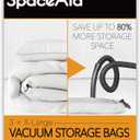 SpaceAid Jumbo Vacuum Storage Bags, Space Saver Sealer Compression Bags for Comforters, Blankets, Pillows, Bedding, Clothes (X-Large 3 Pack)