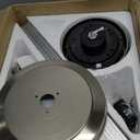 Flush Mount Ceiling Fan with Light, 52 Inch, Remote Control, 3CCT Dimmable LED, 6-Speed Silent Reversible DC Motor, Low Profile Hugger Ceiling Fan for Indoor/Outdoor 90-264V 50/60Hz Brushed Nickel