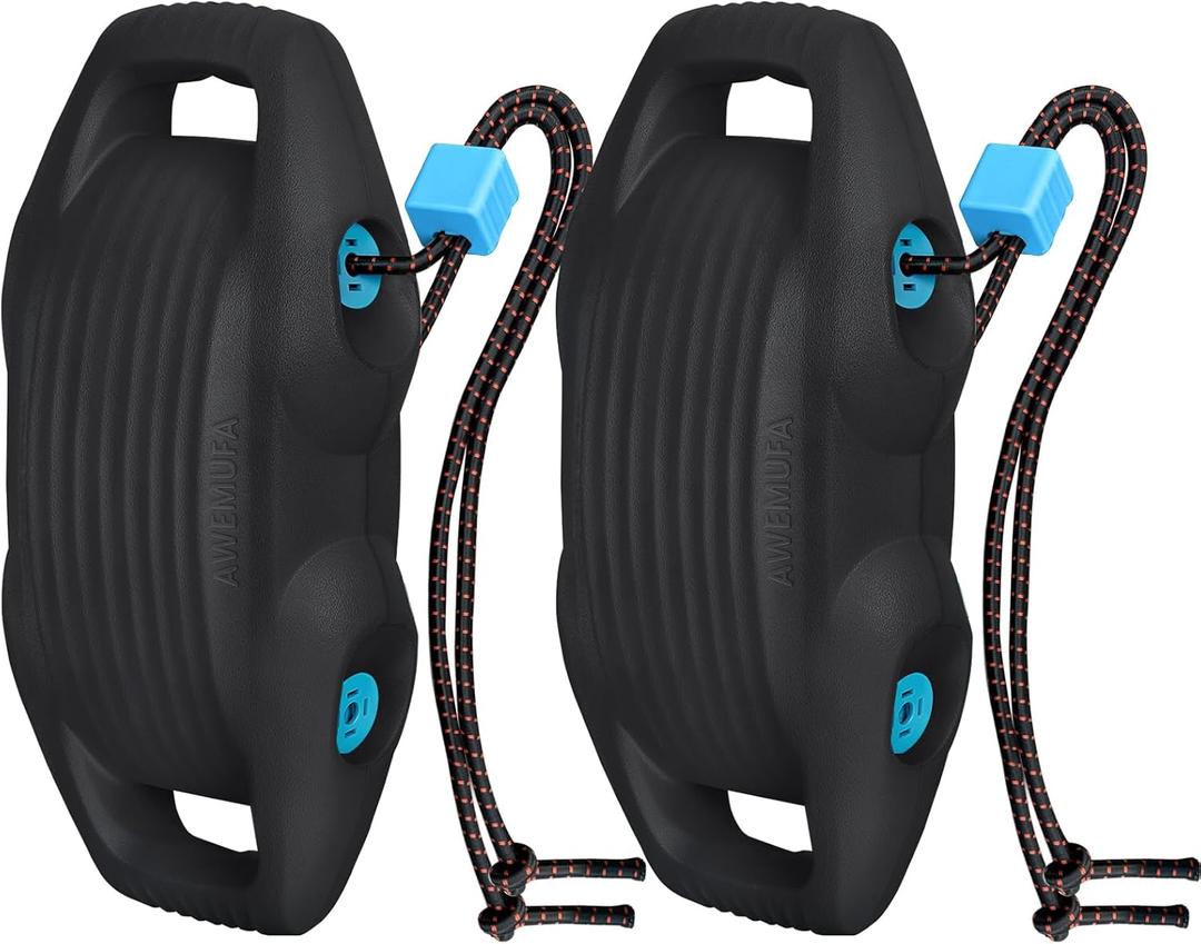 AWEMUFA Boat Fenders Easy to Install Bumper for Docking Ideal Fender for Pontoon, Bass, Jet Ski and Fishing Boats