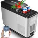 BODEGA 12 Volt Refrigerator, 16 Quart (15L) Car Fridge, Portable Refrigerator (-4-68), 12/24V DC for Outdoor, Vehicles, Camping, Travel
