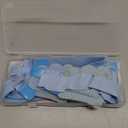 Hammer Toe Straightener Corrector Splint Brace for Women fit 2nd 3rd and 4th Toes - (M-Blue) - 1 Pair