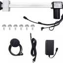 Motor Model JLDQ-12 Part JLDQ.12.157.333K Kit Actuator Replacement for Power Recliner Lift Chairs, 22in x 2.8in x 5.7in
