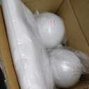 [Timer] 2Packs Halloween Decorations Outdoor, Cute Halloween Decorations Indoor, Spooky Ghost Halloween Decor with Witch Hat, Scary Ghosts Decor with LED Lights for Front Porche Yard Garden Home