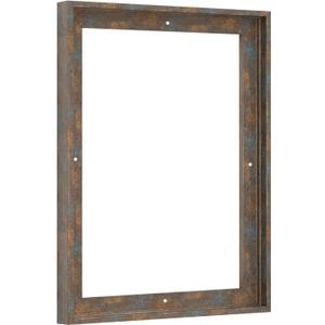 Pixy Canvas Floater Frame 16x20 for 3/4 (0.75) inch Deep Canvas Paintings/Canvas Prints/Wood Canvas Panels/Wall Art/Wall Decor/Home Decor/Artwork (Rusty Blue, 16 x 20 inch, Portrait)