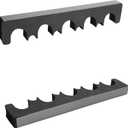 Adoreal 2 Pack Gun Rack for Gun Storage, Gun Safe Accessory for Rifles and Shotguns, Gun Holder in Gun Cabinet, Shotgun Rifle Rest, Foam Material with Magnetic Strip, Gifts for Hunters