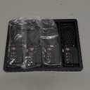 LUGGEX TSA Locks for Luggage, Suitcase Locks TSA Approved, Luggage Locks, Ease of Use & Durable(Black,4 Pack)