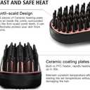 Mini Anti-Scald Beard Straightener Comb for Men with Auto-Shutoff | 3ulti-Function Hair Styler