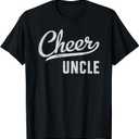 Cheer Dad Gifts Shirts Cheer Uncle Proud Cheerleading Uncle T-Shirt, Size: S