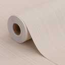 Grasscloth Peel and Stick Wallpaper 20.8"x394" Beige Cream Look Thick Fabric Textured Linen Classic Faux Grassweave Neutral Removable Wallpaper Vinyl Film Roll for Home Use