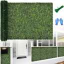 Artificial 48x144 in (48 Sqft) Boxwood Grass Wall Backdrop Roll