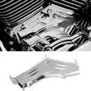 Chrome ABS Cylinder Base Cover Compatible with for Harley Softail Dyna Road King Twin Cam 1999-2006