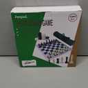 Juegoal 20" Portable Chess & Checkers Set, 2 in 1 Travel Board Games for Kids and Adults, Folding Roll up Chess Game Sets, Extra 26 Checker Pieces, Tournament Thick Mousepad Mat with Storage Bag