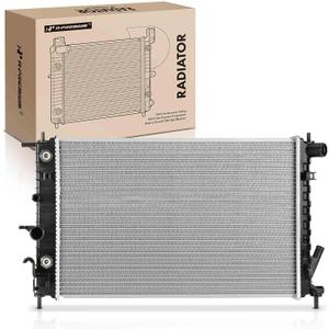A-Premium Engine Coolant Radiator Assembly with Transmission Oil Cooler Compatible with Saturn L100 2001-2002, L200 2001-2003, LS 2000, LS1 2000, LW1 2000, LW200 2001-2003, 2.2L, With Vent Tube