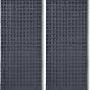 Jacquotha Waffle Hand Towels for Bathroom 2-Piece (Charcoal Blue) Cotton Quick Dry Lint Free Face Towels 13 x 29