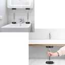 Sink Support-Adjustable Stainless Steel Support Strip, Sink Legs for Kitchen Sink Repair 2-Piece