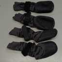 PUPTECK Anti Slip Dogs Shoes for Hot/Cold Pavement, Senior Booties, Rubber Boots & Paw Protectors for Large Size Dogs to Prevent Licking, Grippy Socks for Hardwood Floors, Tiger L