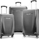 Samsonite Winfield 3 DLX Hardside Luggage with Spinners, 3-Piece Set (20/25/28), Graphite Grey