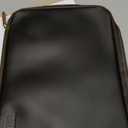 LANNSYNE Full Grain Leather Electronic Organizer Accessory Travel Tech Pouch, Cable Accessories Bag, Storage Carry Case for Charger, Phone, Power Bank, Cables, Cable