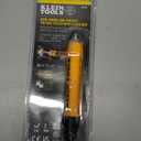 Klein Tools NCVT3P Dual Range Non Contact Voltage Tester, 12 - 1000V AC Pen, Flashlight, Audible and Flashing LED Alarms, Pocket Clip