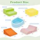 Climbing Toys for Toddlers, 5-Piece Foam Climbing Blocks with Ball Pit