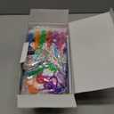 320PCS Mermaid Party Favors Birthday Decorations Supplies Kit with Goodie Bags, Bubble Wands, Straws, Masks, Stickers & More for 12 Guests