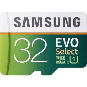 Samsung 32GB 80MB/s EVO Select Micro SDHC Memory Card (MB-ME32DA/AM)