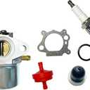 Carburetor For Briggs & Stratton 875 Series 190cc 8.75ft-lbs Torque Engine 694202 693909 692648 499617 790120 6.75 Hp Troy Bilt Craftsman 917.388853