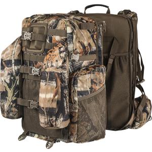 BLISSWILL Upgraded Hunting Backpack,With Padded Weapon Compartment for Bow RifleFor Deer and Elk HuntingHunting bag with Rain Cover(Forest Floor)