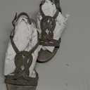 LONDON FOG Womens Macey Demi-Wedge Dress Sandals, Size 8M