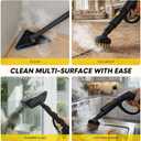 Steam Cleaner for Home, Multipurpose Chemical-Free Pressurized Steamer, 22 Accessories & 50 fl oz Large Tank, Deep Cleaning for Tile, Grout, Bathroom, Kitchen, Carpet & Upholstery