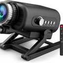60-in-1 Galaxy Projector, HD Home Planetarium Projector with Built-in Non-Fading Scenes, 3D Star Light Projector for Bedroom, Twinkling Star & Meteor, Bluetooth Speaker & White Noise, Birthday Gifts