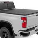 Rough Country Soft Roll Up Truck Bed Tonneau Cover for Chevy Silverado & GMC Sierra 2500HD/3500HD (2020-2026) - Fit 6'9 Bed, Weatherproof Bed Cover