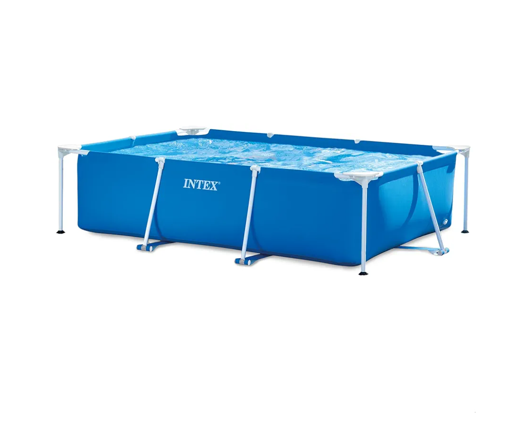Intex Above-Ground Swimming Pool, Rectangular Frame 8.5ft x 26in, Ages 6 and Up