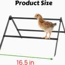 Metal Chicken Perch for Coop, Roosting Bars Adjustable Roosting Ladder Perfect for Backyard Poultry Farm Chicken Toys for Coop Suitable for Chickens Under Eight Weeks Old