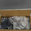 ZGLAOJT 4-Lights Close to Ceiling LightBlack Light Fixture Industrial Flush Mount Ceiling Light Farmhouse Chandelier Lighting for Kitchen Island Dining Room Bedroom Foyer Hallway