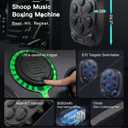 shroop Music Boxing Machine for Adults & Kids Wall-Mounted Interactive Bluetooth Punch Trainer, High-Sensitivity, Rhythm Adaptation, 6/8 Targets, Ideal for Home, Office, and Gym Use