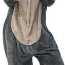 OLAOLA Adult Onesie, Animal Halloween Costume, Unisex Onesies Plush Cosplay Pajamas One-Piece Sleepwear, Size L