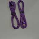 Basesailor USB Type C Charger Cable 10FT 2Pack,Nylon Charging Cord for iPhone 17 16 Pro Plus Max,Samsung Galaxy Z Flip,Note 20 10,S10 S10E 10E S20 FE S23 S24 S22 Ultra,A52 A53 A54,Google Pixel 7 6 XL (Purple)